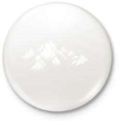 printfashion Hegység - Kitűző, hűtőmágnes - Fehér (17108316)