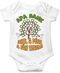 printfashion Apa bank - Baba Body - Fehér (17475090)