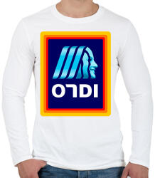 printfashion Ondi - Férfi hosszú ujjú póló - Fehér (17204224)