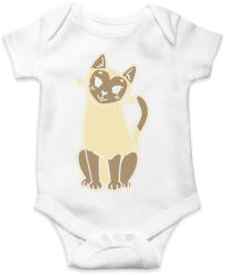 printfashion Sziámi cica - Baba Body - Fehér (17133488)