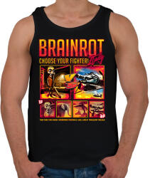 printfashion Brainrot Italy Choose your fighter - Férfi atléta - Fekete (17434053)