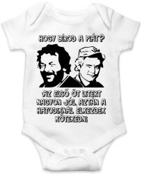 printfashion Bud Spencer és Terence Hill (Hogy bírod a piát? ) - Baba Body - Fehér (16946314)