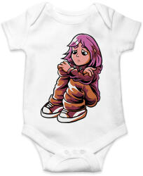 printfashion Szomorú lány - Baba Body - Fehér (16933829)
