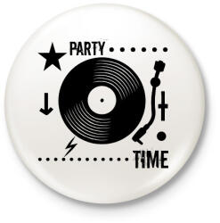 printfashion Dj - Kitűző, hűtőmágnes - Fehér (17480944)