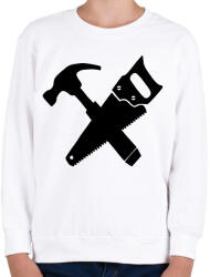 printfashion Asztalos - Gyerek pulóver - Fehér (17451700)