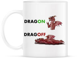 printfashion DRAGON DRAGOFF - Bögre - Fehér (17259125)