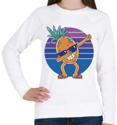 printfashion Ananász dab - Női pulóver - Fehér (17112634)