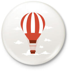printfashion Léghajó - Kitűző, hűtőmágnes - Fehér (17032536)