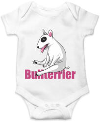 printfashion Bullterrier - Baba Body - Fehér (17294686)
