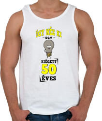 printfashion igy néz ki egy kiégett 50 éves - Férfi atléta - Fehér (17239832)