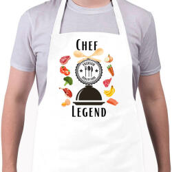 printfashion Chef Legend - Kötény - Fehér (17245656)