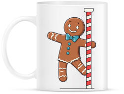 printfashion Vidám mézeskalács - Bögre - Fehér (17007497)