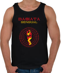 printfashion Bachata Sensual táncos S0201-for black - Férfi atléta - Fekete (16926030)