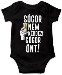 printfashion Sógor nem kérdez sógor önt - Baba Body - Fekete (16931280)