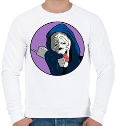 printfashion Gerappa - Férfi pulóver - Fehér (17206031)