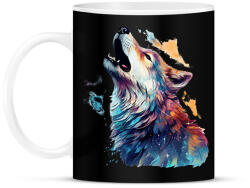 printfashion farkas - Bögre - Fekete (17353956)