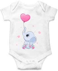 printfashion Elefánt - Baba Body - Fehér (16972414)