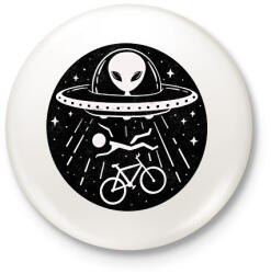 printfashion Bringás vs. UFO - Kitűző, hűtőmágnes - Fehér (17028507)