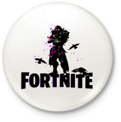 printfashion Fortnite Character - Kitűző, hűtőmágnes - Fehér (17025866)