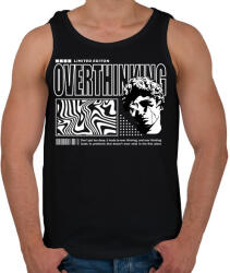 printfashion overthinking - Férfi atléta - Fekete (17244333)