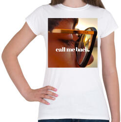 printfashion call me back. - Női póló - Fehér (17271373)