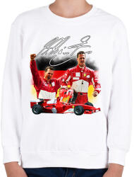 printfashion Michael Schumacher - Gyerek pulóver - Fehér (17314044)