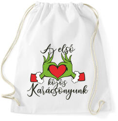 printfashion Az első közös karácsonyunk - Sportzsák, Tornazsák - Fehér (17148060)