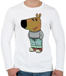 printfashion Just a chill guy - Férfi hosszú ujjú póló - Fehér (16955814)