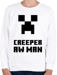 printfashion creeper aw man - Gyerek pulóver - Fehér (17417510)