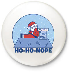 printfashion Lusta Télapó - Kitűző, hűtőmágnes - Fehér (17015579)