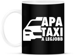 printfashion Apa taxi fehér - Bögre - Fekete (17462352)