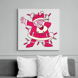 printfashion Télapó dab - Vászonkép - Fehér (17020108)