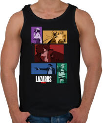 printfashion Lazarus anime - Férfi atléta - Fekete (17401555)