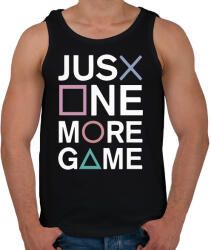 printfashion Just one more game - Férfi atléta - Fekete (17030393)