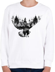 printfashion EagleForest - Gyerek pulóver - Fehér (17135211)