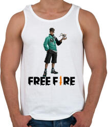 printfashion Free fire ryden - Férfi atléta - Fehér (17299660)