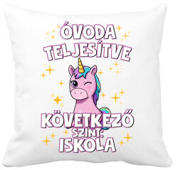 printfashion Óvoda teljesítve - Párnahuzat, Díszpárnahuzat - Fehér (17482725)