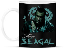 printfashion steven seagal - Bögre - Fekete (16958898)