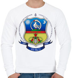 printfashion Énlaka Címer Rovásos - Férfi pulóver - Fehér (17203331)
