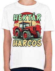 printfashion Hektár Harcos - Gyerek póló - Fehér (17050832)