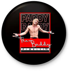 printfashion PADDY the baddy - Kitűző, hűtőmágnes - Fekete (17443729)