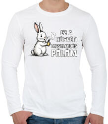 printfashion LOCSOLKODÓS PÓLÓM - Férfi hosszú ujjú póló - Fehér (17350422)