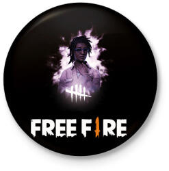 printfashion freefire3 - Kitűző, hűtőmágnes - Fekete (17308641)