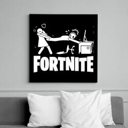 printfashion Fortnite - Vászonkép - Fekete (17039369)