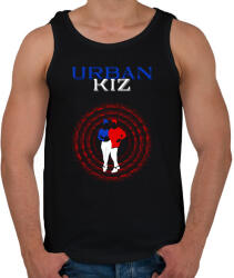 printfashion UrbanKiz táncos S0201-forBlack - Férfi atléta - Fekete (16925158)