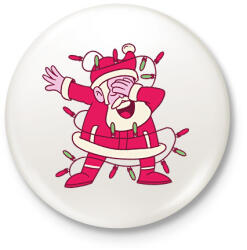 printfashion Télapó dab - Kitűző, hűtőmágnes - Fehér (17020078)