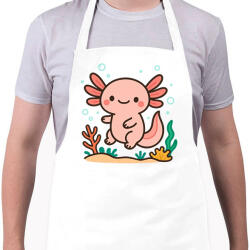printfashion Axolotl - Kötény - Fehér (17451566)