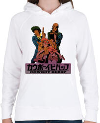 printfashion Cowboy Bebop Anime - Női kapucnis pulóver - Fehér (17403792)