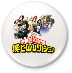 printfashion My hero academia - Kitűző, hűtőmágnes - Fehér (17375674)