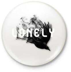 printfashion Lonely. - Kitűző, hűtőmágnes - Fehér (17268596)